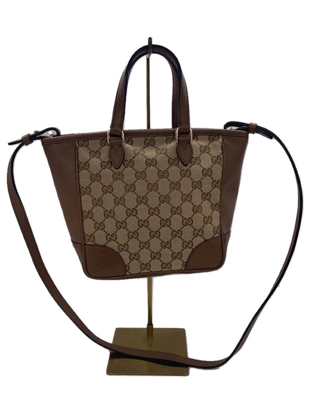 Gucci Handbag Bree GG Canvas Beige Tan